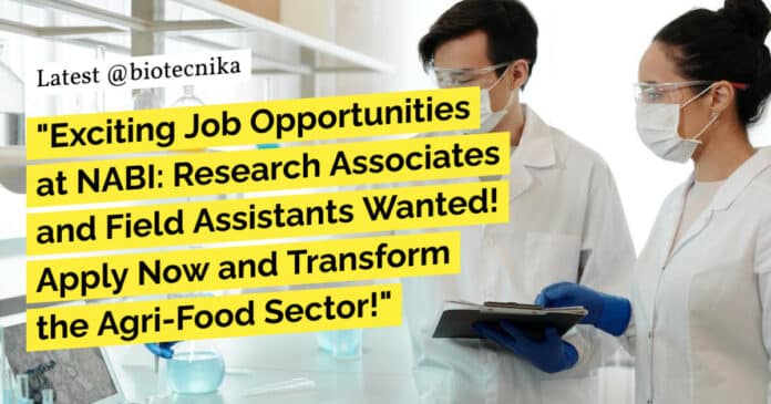 NABI Research Positions Life Sciences - PhD Apply