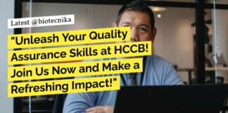 "Unleash Your Quality Assurance Skills at HCCB! Join Us Now and Make a Refreshing Impact!"