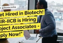 Get Hired in Biotech! CSIR-IICB is Hiring Project Associates – Apply Now! CSIR-IICB MSc Biotech Project Associate Recruitment