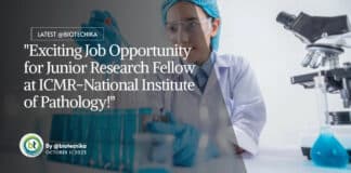 ICMR-NIP MSc Life Sciences JRF Job - Applications Invited