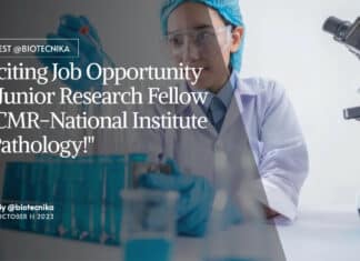 ICMR-NIP MSc Life Sciences JRF Job - Applications Invited