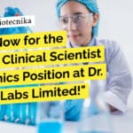 Dr. Lal PathLabs Limited Clinical Scientist – Genomics Recruitment - Apply Now!