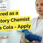 Laboratory Chemist For Food Science Candidates at Coca Cola Recruitment - Apply Now!