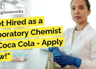 Laboratory Chemist For Food Science Candidates at Coca Cola Recruitment - Apply Now!