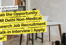 Grab the Opportunity: ICMR Delhi Non-Medical Research Job Recruitment | Walk-in Interview | Rs. 85,000 pm Pay "Grab the Opportunity: ICMR Delhi Non-Medical Research Job Recruitment | Walk-in Interview | Apply Now!"
