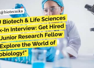 "JNU Biotech & Life Sciences Walk-In Interview: Get Hired as a Junior Research Fellow and Explore the World of Nanobiology!"
