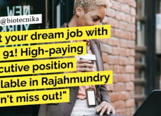 "Get your dream job with Bira 91! High-paying executive position available in Rajahmundry - don't miss out!"