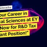 EY Biological Sciences Recruitment - Apply Online Now!