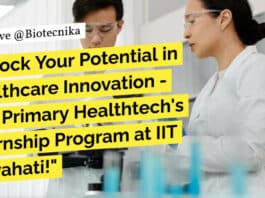 Primary Healthtech (Incubated at IIT Guwahati) Internship Recruitment - Apply Now!