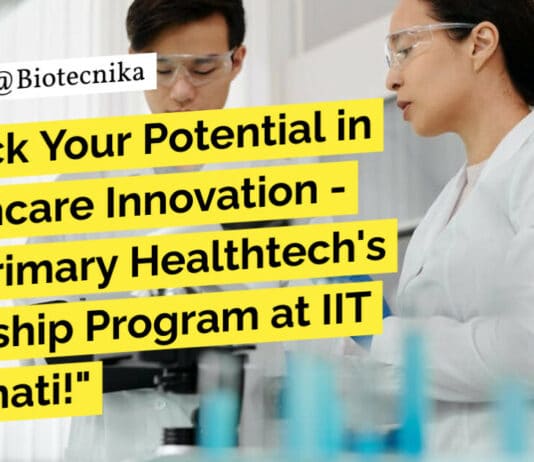 Primary Healthtech (Incubated at IIT Guwahati) Internship Recruitment - Apply Now!