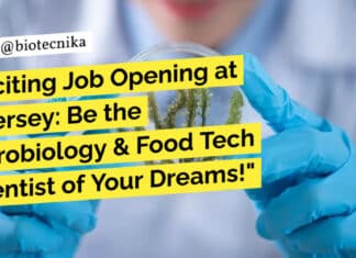 "Exciting Job Opening at Diversey: Be the Microbiology & Food Tech Scientist of Your Dreams!"
