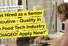 Get Hired as a Senior Executive – Quality in the Food Tech Industry at DIAGEO! Apply Now! Microbiology Quality Executive Job at DIAGEO - Food Tech Apply Online