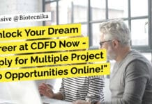 Unlock Your Dream Career at CDFD Now – Apply for Multiple Project Job Opportunities Online! "Unlock Your Dream Career at CDFD Now - Apply for Multiple Project Job Opportunities Online!"