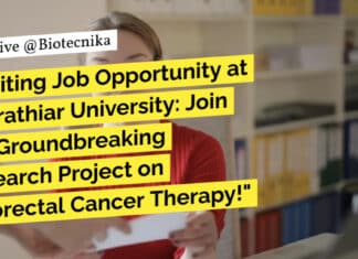 "Exciting Job Opportunity at Bharathiar University: Join the Groundbreaking Research Project on Colorectal Cancer Therapy!"