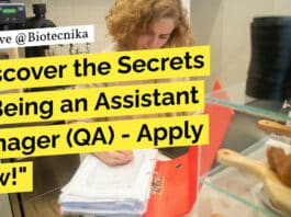 "Discover the Secrets of Being an Assistant Manager (QA) - Apply Now!"