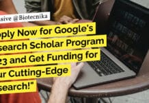 Apply Now for Google’s Research Scholar Program 2023 and Get Funding for Your Cutting-Edge Research! "Apply Now for Google's Research Scholar Program 2023 and Get Funding for Your Cutting-Edge Research!"