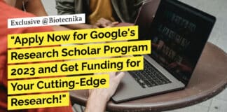 "Apply Now for Google's Research Scholar Program 2023 and Get Funding for Your Cutting-Edge Research!"