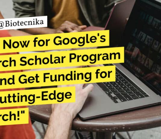 "Apply Now for Google's Research Scholar Program 2023 and Get Funding for Your Cutting-Edge Research!"