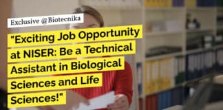 NISER Project Vacancies For Biological & Life Sciences, Applications Invited