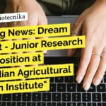 ICAR-IARI Biotech Vacancy 2023 - Apply For JRF Post