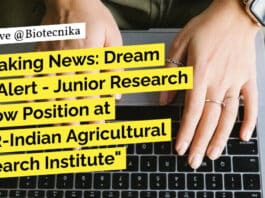 ICAR-IARI Biotech Vacancy 2023 - Apply For JRF Post