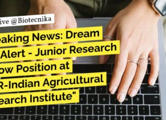 ICAR-IARI Biotech Vacancy 2023 - Apply For JRF Post