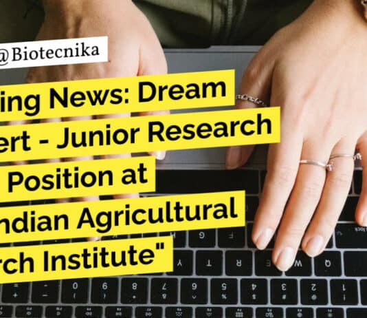 ICAR-IARI Biotech Vacancy 2023 - Apply For JRF Post