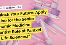 Apply Online for the Senior Genomic Medicine Scientist Role at Paraxel For Life Sciences! "Unlock Your Future: Apply Online for the Senior Genomic Medicine Scientist Role at Paraxel For Life Sciences!"