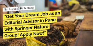 "Get Your Dream Job as an Editorial Advisor in Pune with Springer Nature Group! Apply Now!"