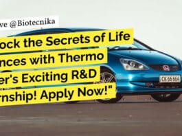 "Unlock the Secrets of Life Sciences with Thermo Fisher's Exciting R&D Internship! Apply Now!"