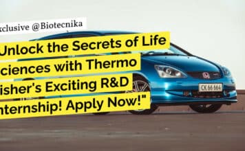 "Unlock the Secrets of Life Sciences with Thermo Fisher's Exciting R&D Internship! Apply Now!"