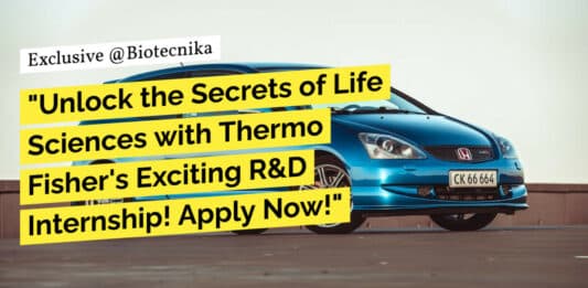 "Unlock the Secrets of Life Sciences with Thermo Fisher's Exciting R&D Internship! Apply Now!"