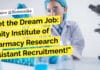 "Get the Dream Job: Amity Institute of Pharmacy Research Assistant Recruitment!"