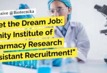 Get the Dream Job: Amity Institute of Pharmacy Research Assistant Recruitment! "Get the Dream Job: Amity Institute of Pharmacy Research Assistant Recruitment!"