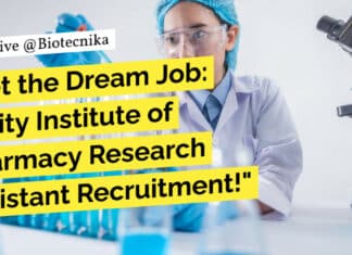 "Get the Dream Job: Amity Institute of Pharmacy Research Assistant Recruitment!"