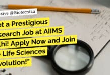 Get a Prestigious Research Job at AIIMS Delhi! Apply Now and Join the Life Sciences Revolution! "Get a Prestigious Research Job at AIIMS Delhi! Apply Now and Join the Life Sciences Revolution!"