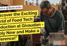 Food Tech Production Executive Job at Givaudan - Apply Now!