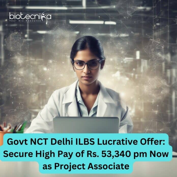 ILBS Delhi Project Vacancy - Apply For Associate Vacancy