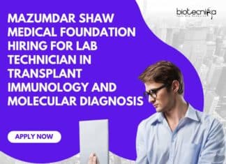 Mazumdar Shaw Medical Foundation Hiring For Lab Technician Role - Freshers Can Apply