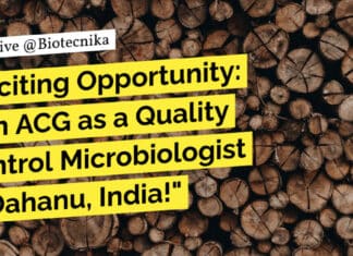ACG Capsules QC Microbiology Job Opening - Apply Online