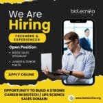 Biotech Inside Sales Specialist