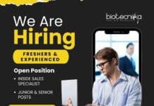 Biotech Inside Sales Specialist
