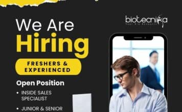 Biotech Inside Sales Specialist