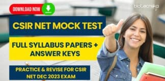 CSIR Mock Test Papers
