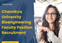 Chanakya University Bioengineering Faculty