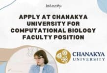 Apply at Chanakya University For Computational Biology Faculty Position Chanakya University Faculty Recruitment