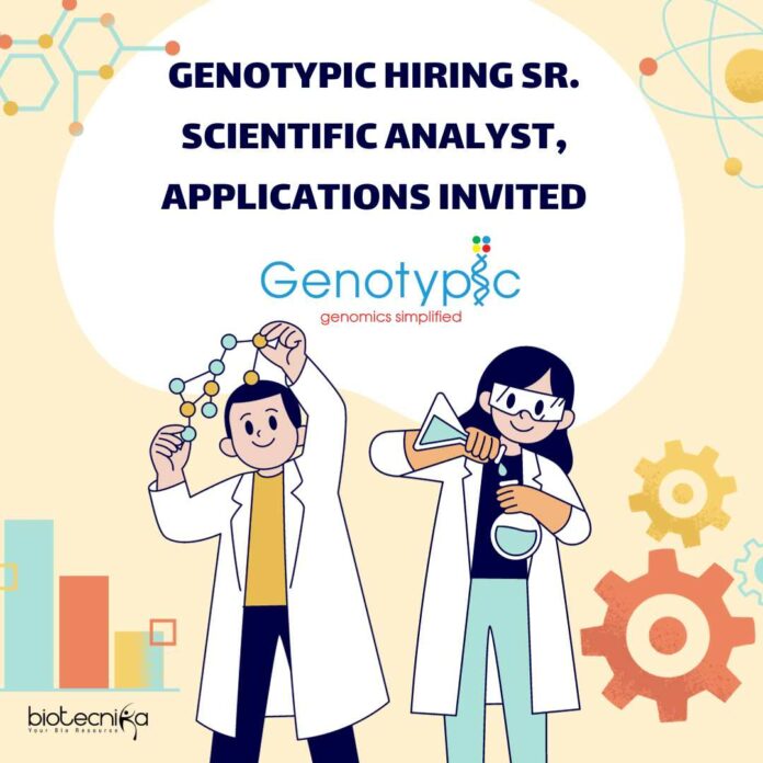 Genotypic Scientific Analyst Job