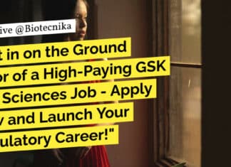 "Get in on the Ground Floor of a High-Paying GSK Life Sciences Job - Apply Now and Launch Your Regulatory Career!"