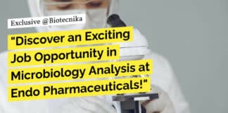 Microbiology Analyst Job Opening at Endo - Apply Online