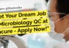 "Get Your Dream Job in Microbiology QC at Emcure - Apply Now!"